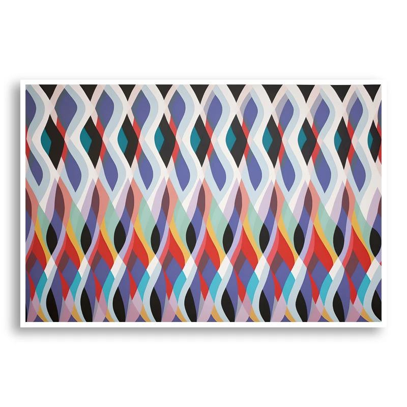 Wave Of Color Abstract Art Print
