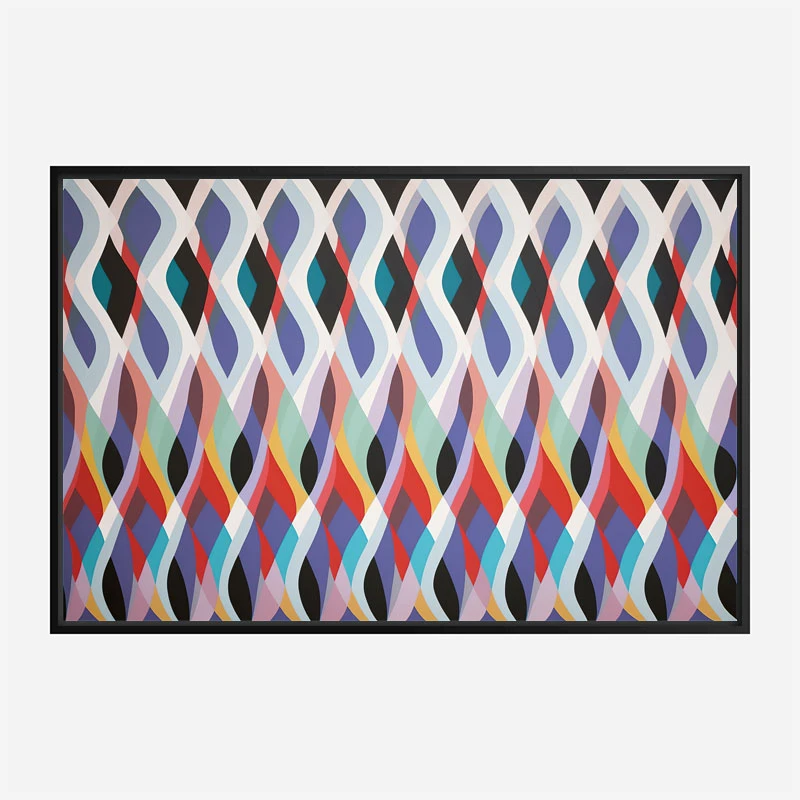 Wave Of Color Abstract Art Print