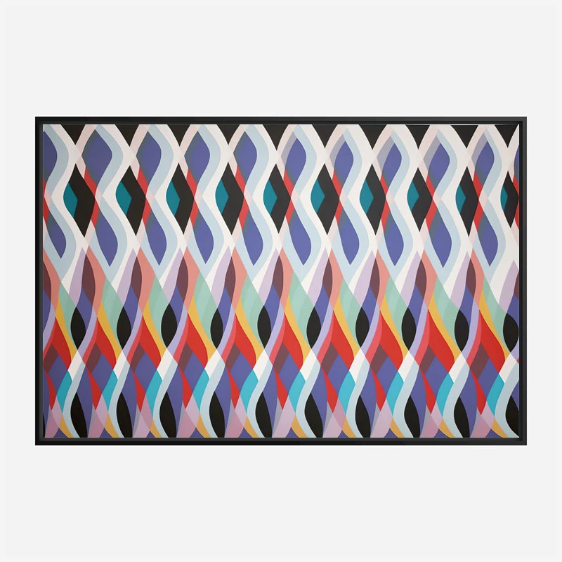 Wave Of Color Abstract Art Print