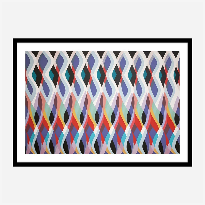 Wave Of Color Abstract Art Print