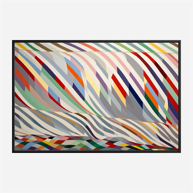 Wave Of Color 2 Abstract Art Print