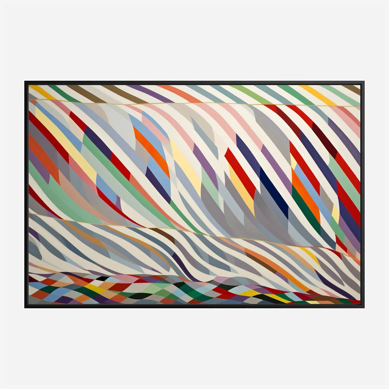 Wave Of Color 2 Abstract Art Print