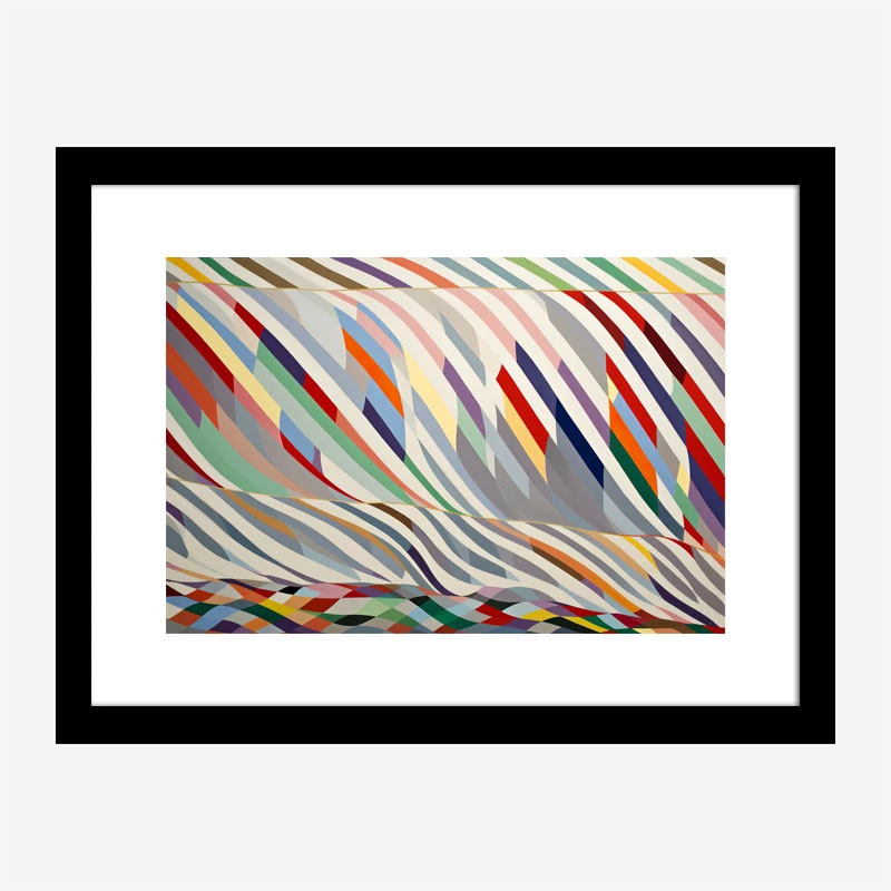 Wave Of Color 2 Abstract Art Print