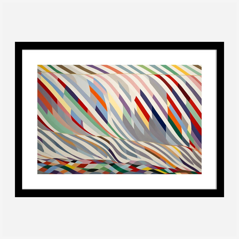 Wave Of Color 2 Abstract Art Print