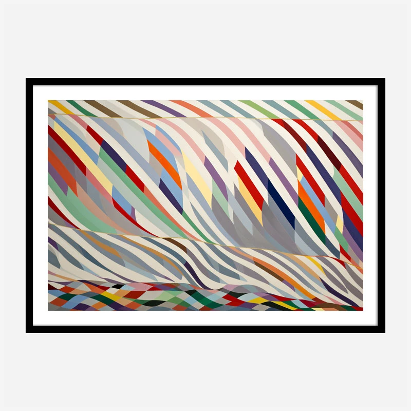 Wave Of Color 2 Abstract Art Print
