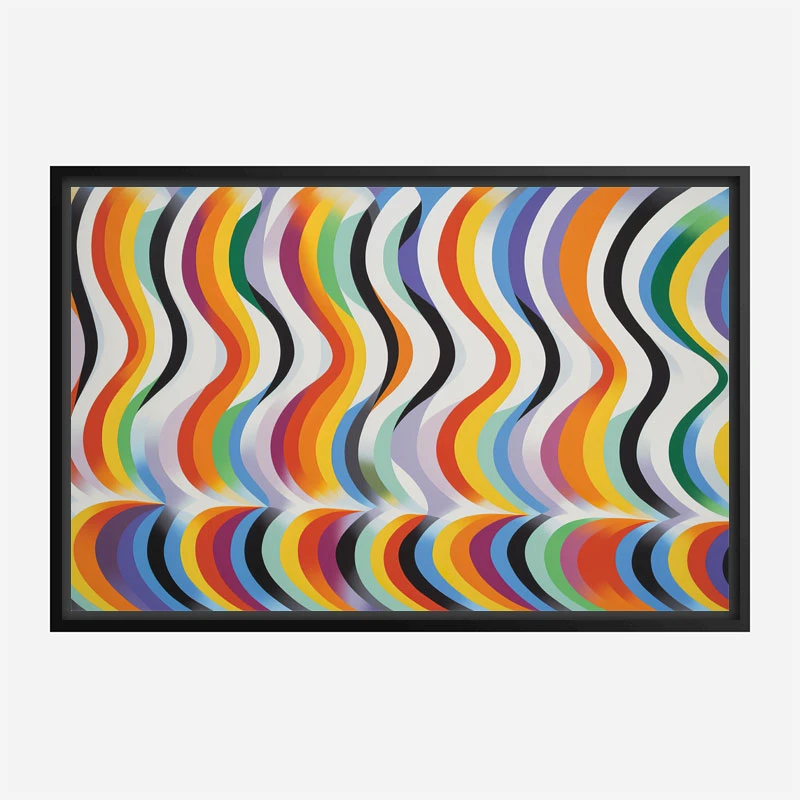 Wave Of Color 3 Abstract Art Print