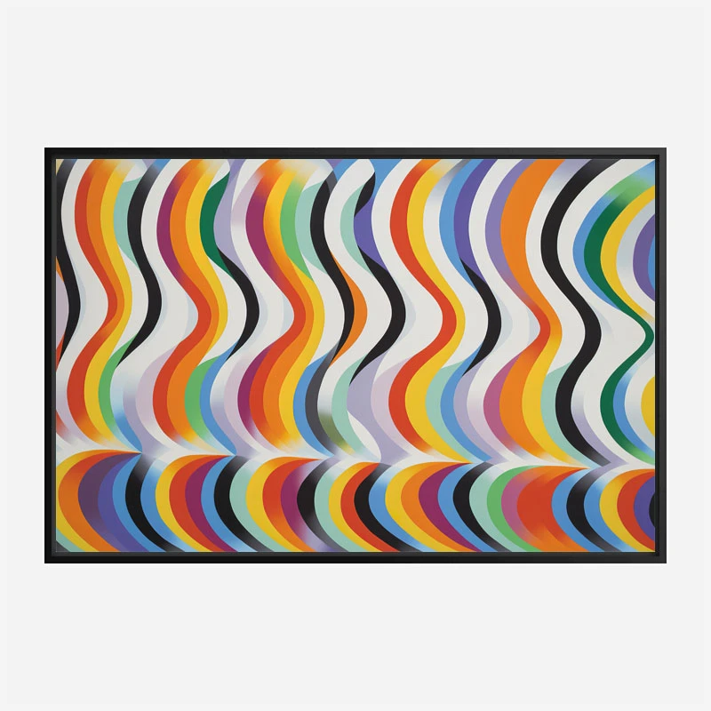 Wave Of Color 3 Abstract Art Print