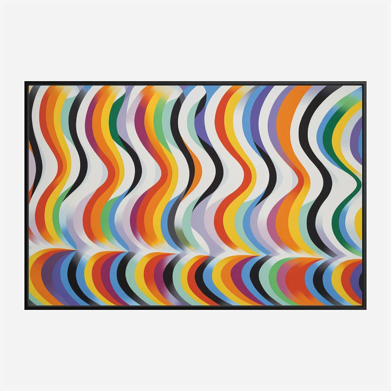 Wave Of Color 3 Abstract Art Print