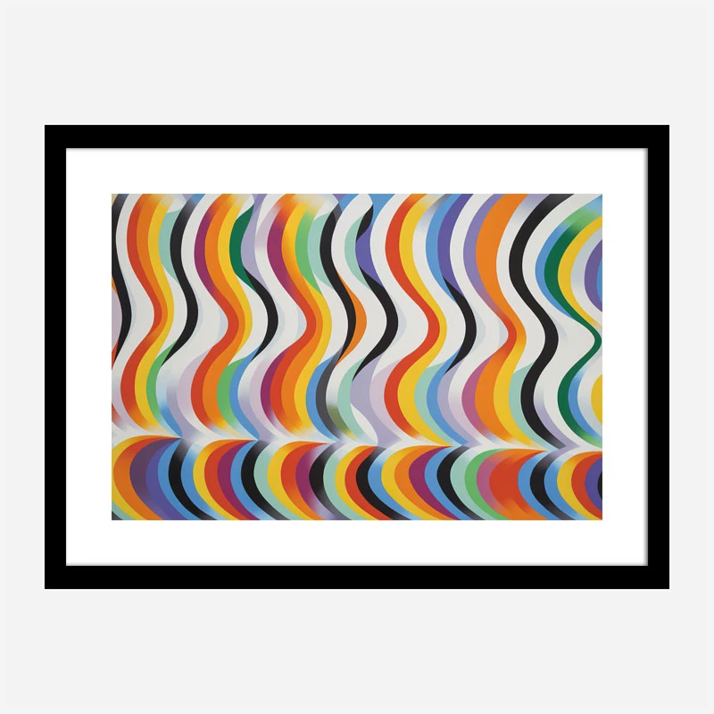 Wave Of Color 3 Abstract Art Print
