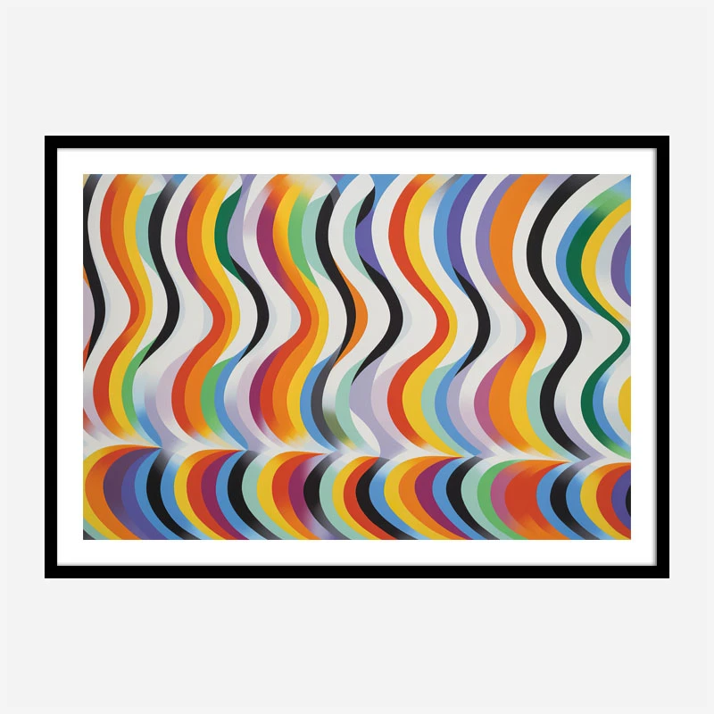 Wave Of Color 3 Abstract Art Print