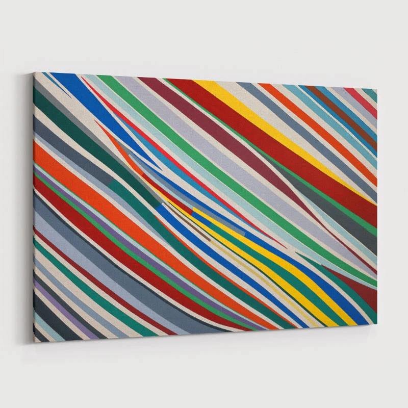 Lines Of Color 2 Abstract Art Print