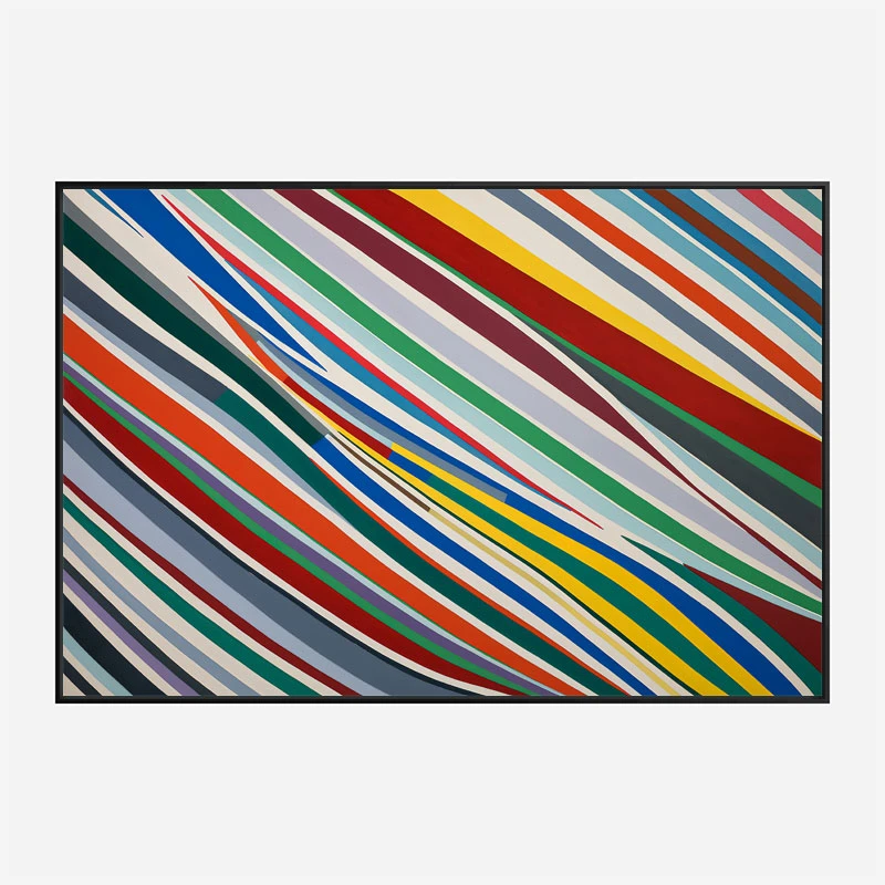Lines Of Color 2 Abstract Art Print