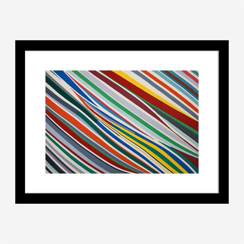 Lines Of Color 2 Abstract Art Print
