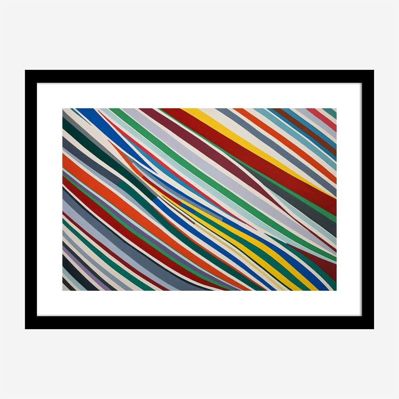 Lines Of Color 2 Abstract Art Print