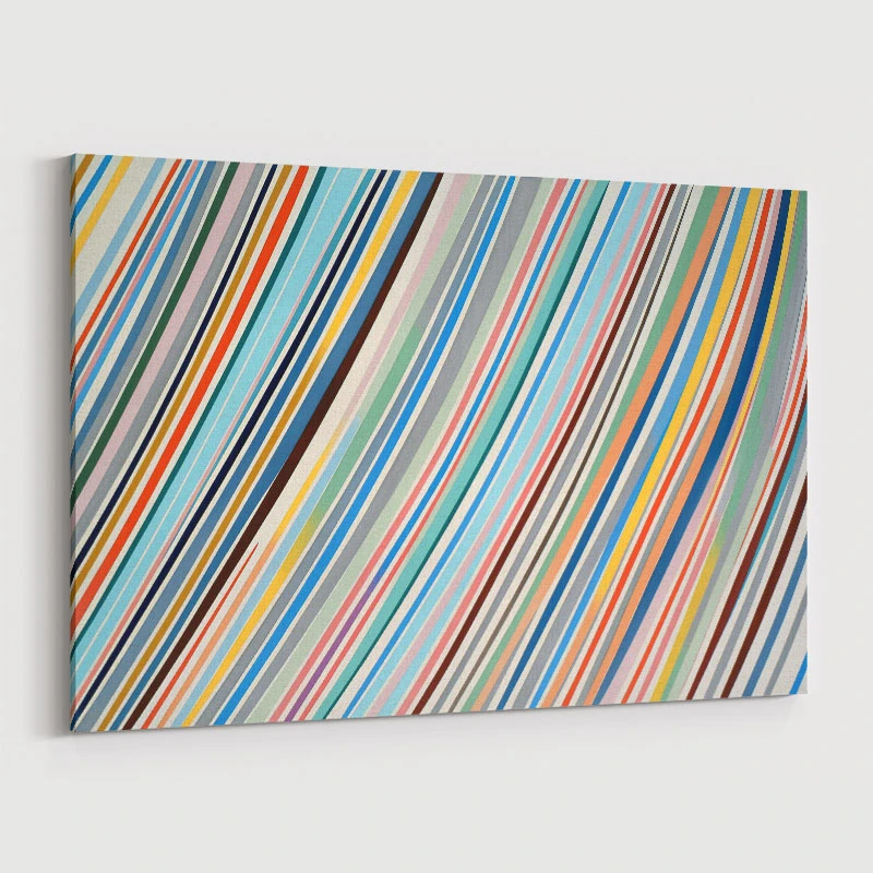 Lines Of Color 3 Abstract Art Print