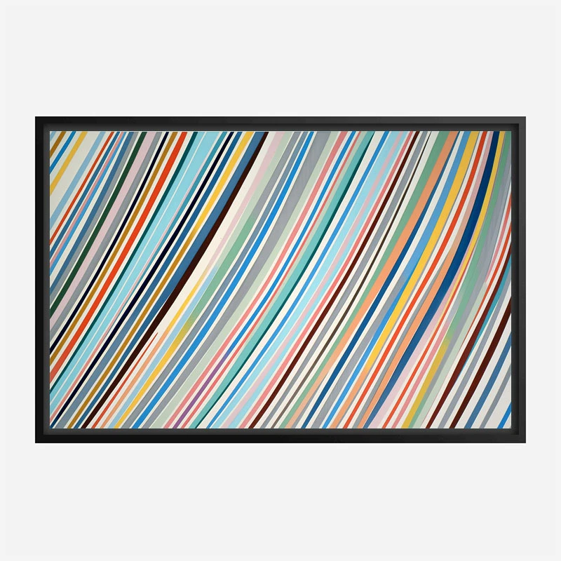 Lines Of Color 3 Abstract Art Print