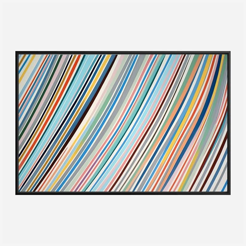 Lines Of Color 3 Abstract Art Print