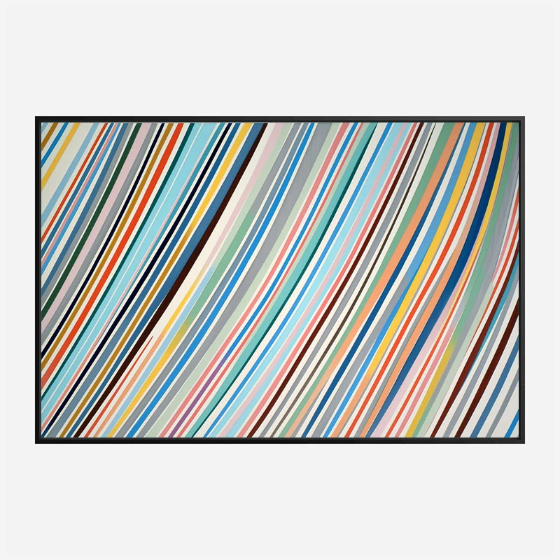 Lines Of Color 3 Abstract Art Print