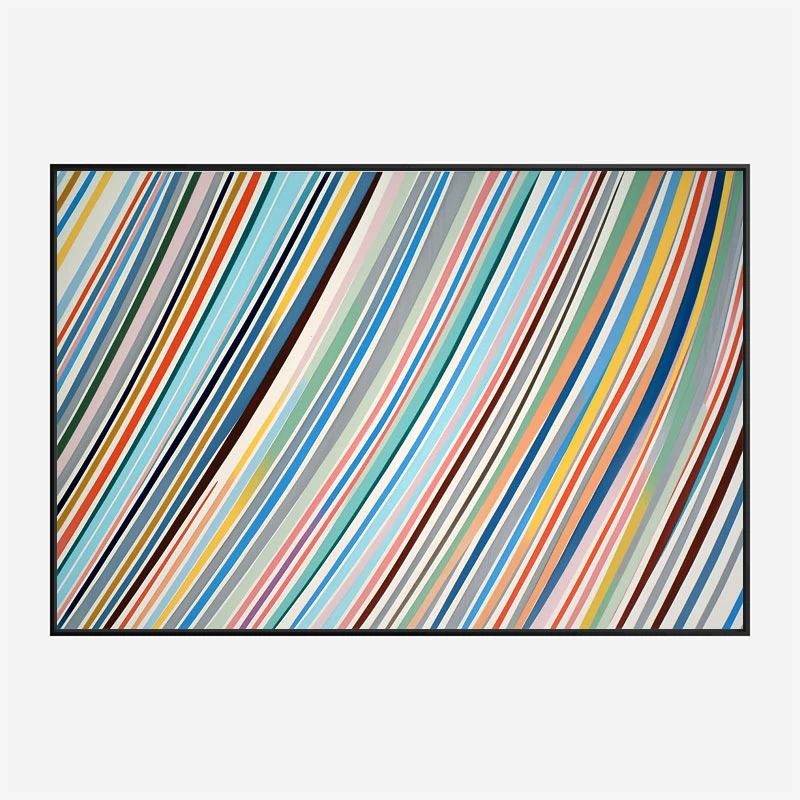 Lines Of Color 3 Abstract Art Print