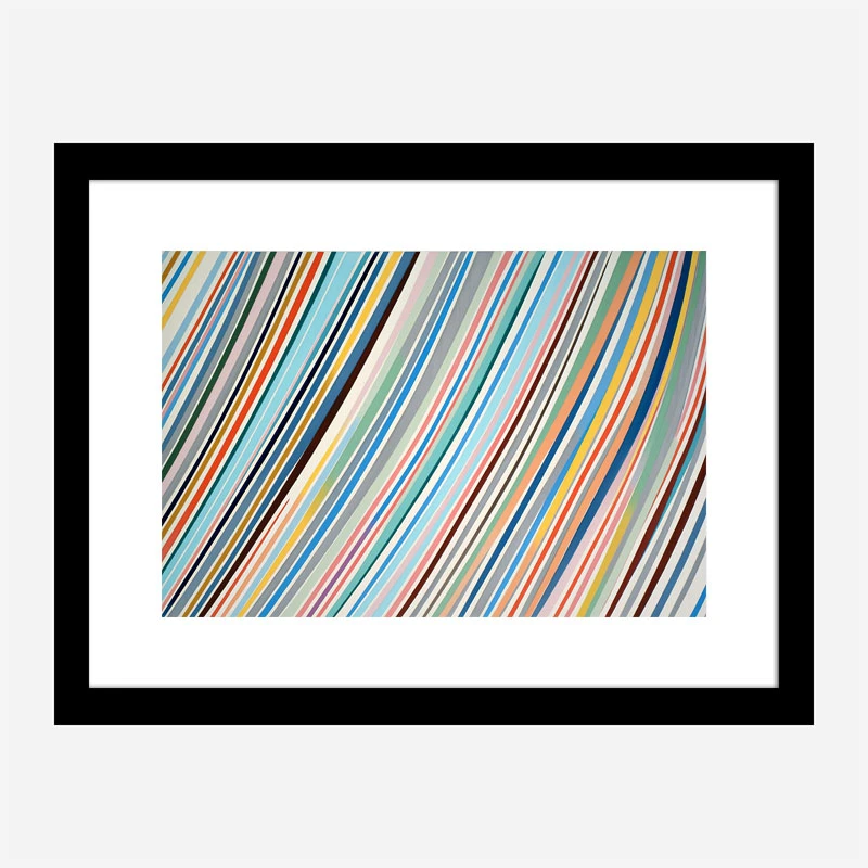 Lines Of Color 3 Abstract Art Print