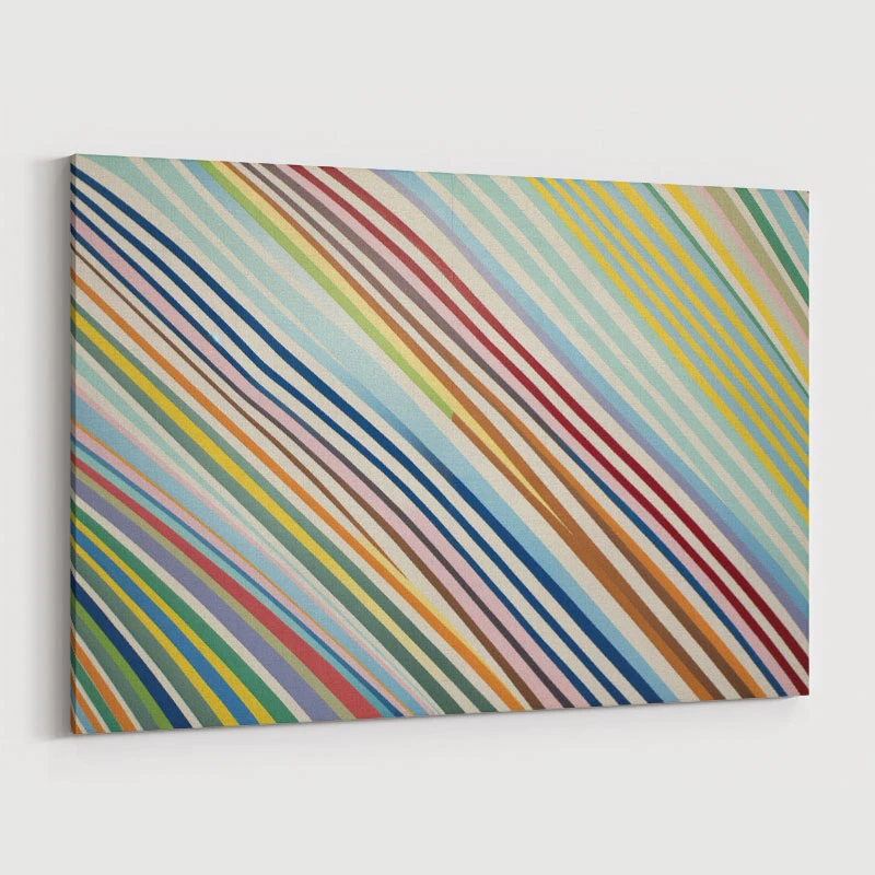 Lines Of Color 4 Abstract Art Print