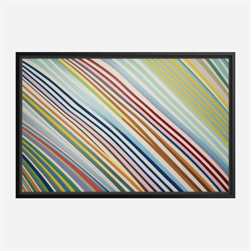 Lines Of Color 4 Abstract Art Print