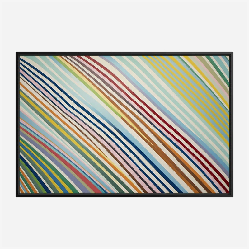 Lines Of Color 4 Abstract Art Print