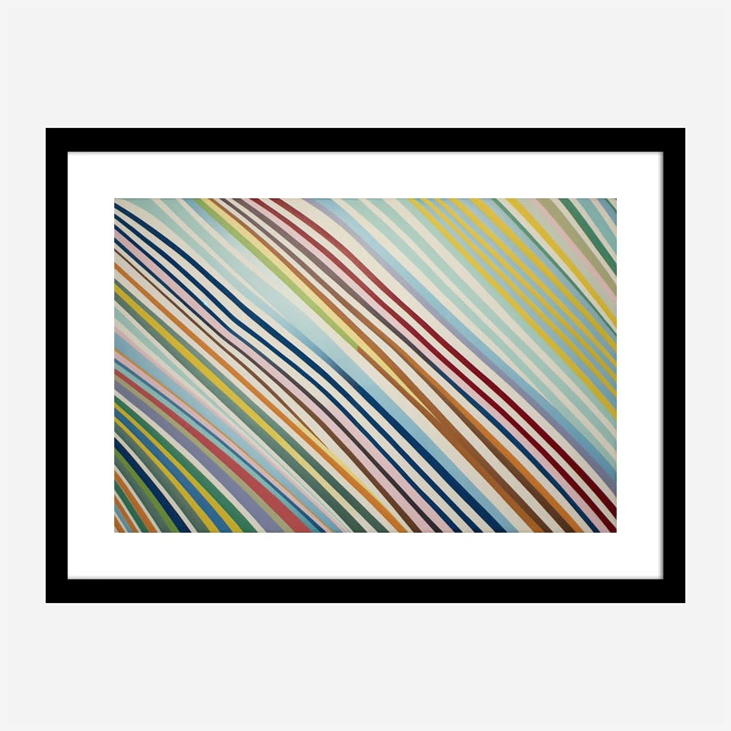 Lines Of Color 4 Abstract Art Print