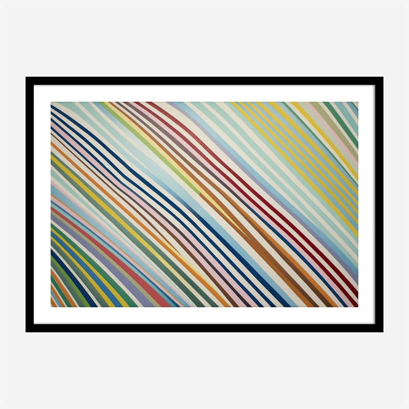 Lines Of Color 4 Abstract Art Print