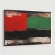 Red Black & Green Rothko Style 3 Abstract Art Print