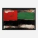 Red Black & Green Rothko Style 3 Abstract Art Print
