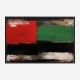 Red Black & Green Rothko Style 3 Abstract Art Print