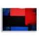 Red Black & Blue Rothko Style Abstract Art Print