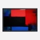 Red Black & Blue Rothko Style Abstract Art Print