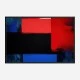 Red Black & Blue Rothko Style Abstract Art Print