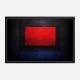 Red Black & Blue Rothko Style 2 Abstract Art Print