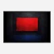 Red Black & Blue Rothko Style 2 Abstract Art Print