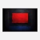 Red Black & Blue Rothko Style 2 Abstract Art Print