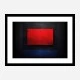 Red Black & Blue Rothko Style 2 Abstract Art Print