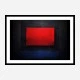 Red Black & Blue Rothko Style 2 Abstract Art Print
