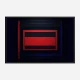 Red & Black Rothko Style Abstract Art Print