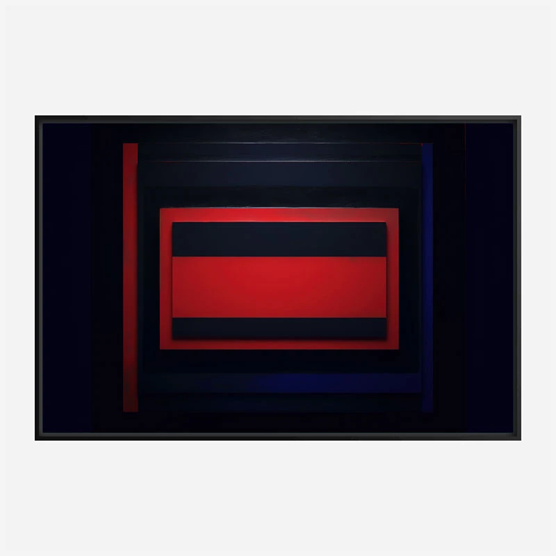 Red & Black Rothko Style Abstract Art Print