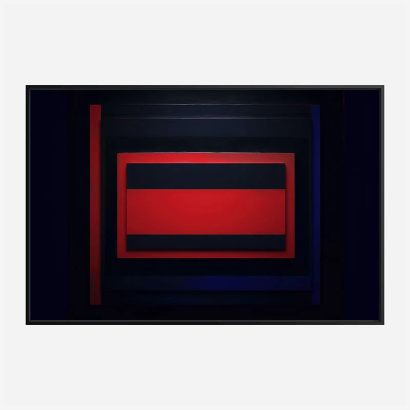 Red & Black Rothko Style Abstract Art Print