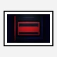 Red & Black Rothko Style Abstract Art Print