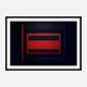 Red & Black Rothko Style Abstract Art Print