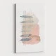Soft Pink Blue 1 Abstract Art