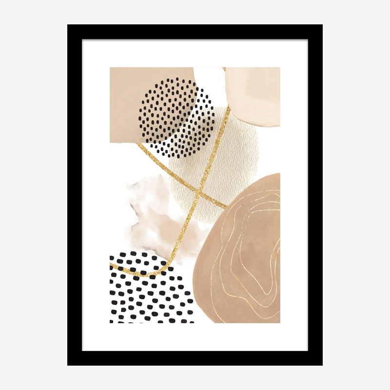 Jealous Beige 4 Abstract Art