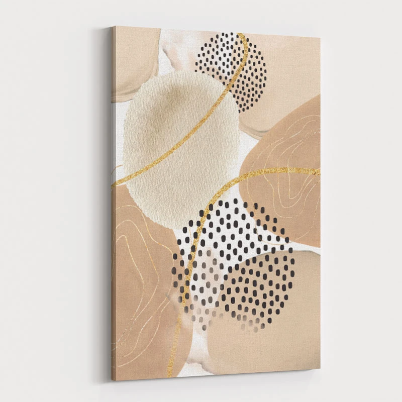 Jealous Beige 1 Abstract Art