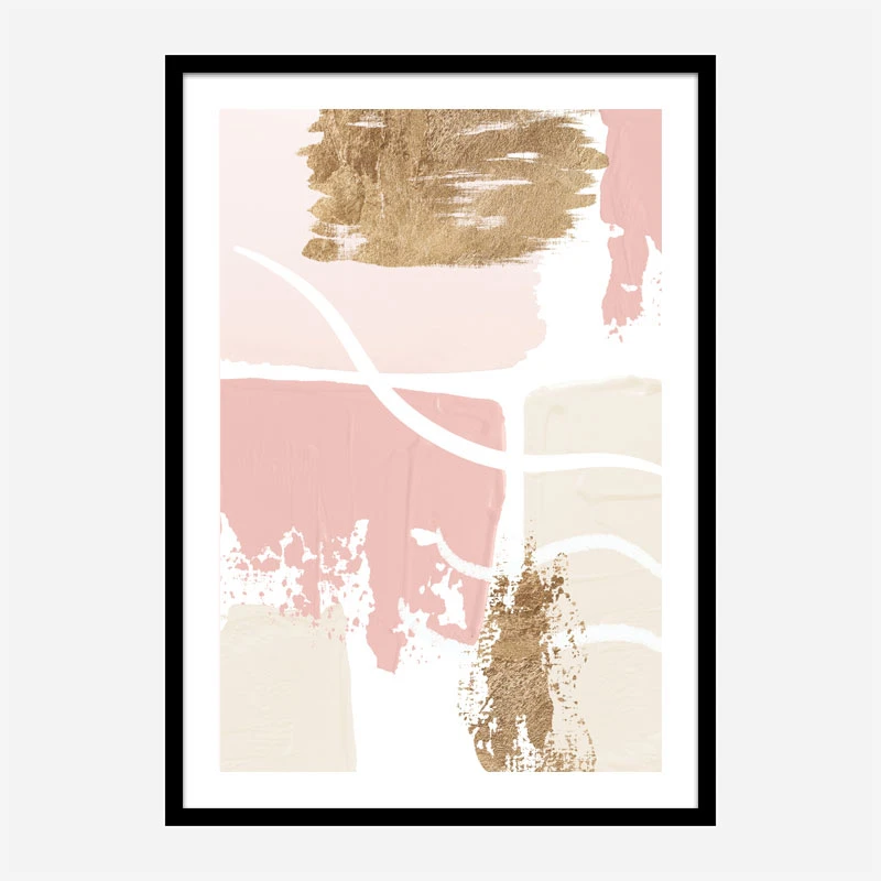 Morning Pink 3 Abstract Art