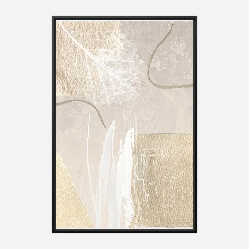 Calm Ivory 2 Abstract Art